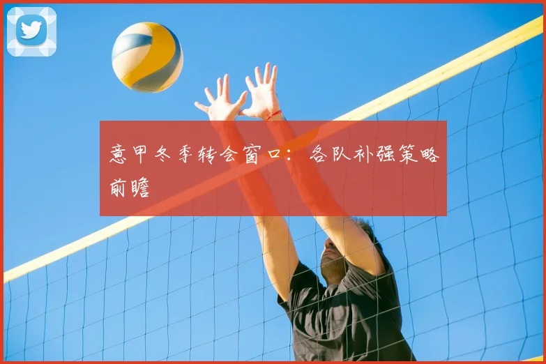意甲冬季转会窗口：各队补强策略前瞻